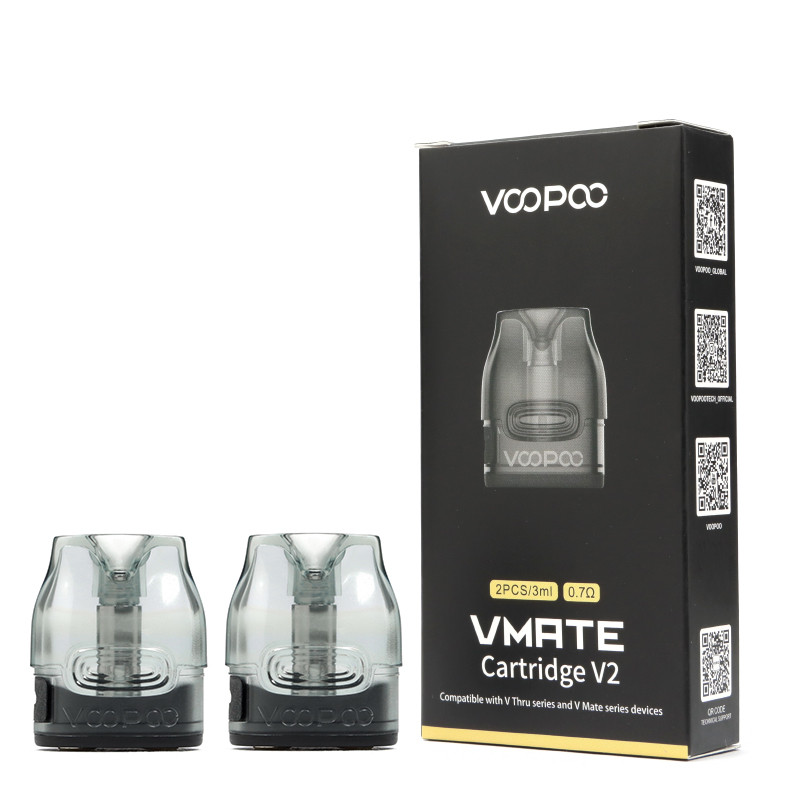 Voopoo Vmate Pod Cartridge V2 for Vmate / Vmate E Kit / V.THRU Pro / Vmate Pro / Vmate Infinity Edition / Vmate Max 3ml (2pcs/pack)