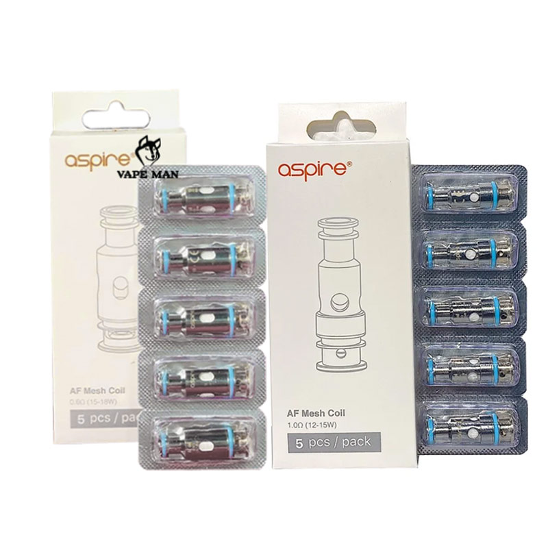 Aspire AF Mesh Coil For Flexus Q Pod Kit & Flexus Stik Pod Kit & Riil X Pod Kit & Flexus Peak / Flexus Pro Kit (5pcs/pack)