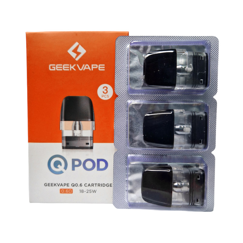 Geekvape Q Pod Cartridge for Sonder Q Kit / Wenax Q Kit / AQ Kit / Digi-Q Kit / Wenax Q Mini / Sonder Q Lite Kit 2ml (3pcs/pack)