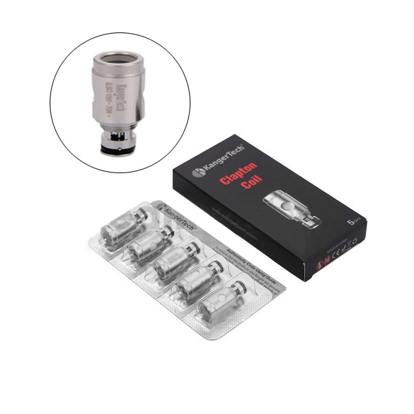 5pc Upgraded clapton coils (0.5ohm) for kangertech subtank plus & subtank mini & subtank nano & toptank nano & toptank mini & nebox