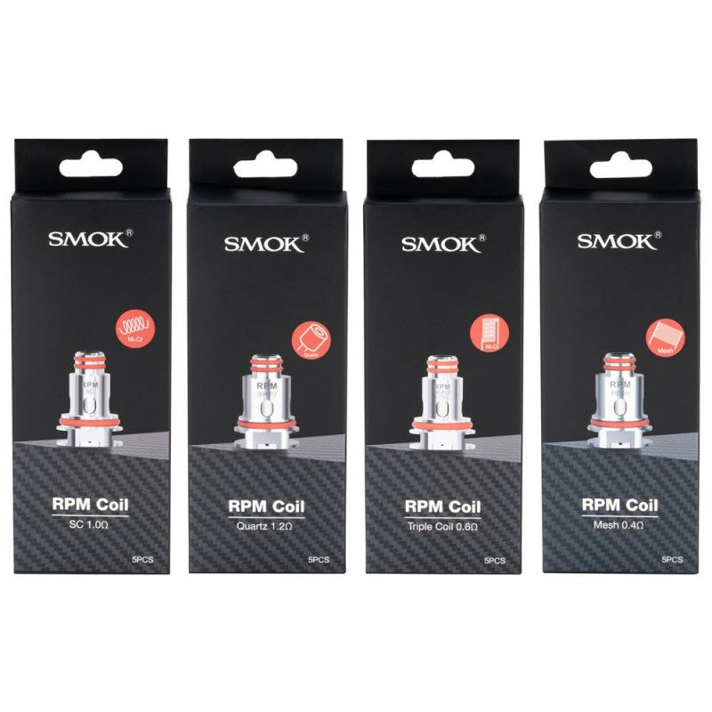 SMOK RPM Replacement Coil for Nord 4,Thallo,Thallo S,Nord X,RPM 2 Kit,RPM 2S,SCAR-P3,SCAR-P5,RPM Lite,Alike, Pozz X,Nord 2,Fetch Pro,RPM80, RPM80 Pro,Fetch Mini, RPM40,Morph Pod 40 Kit,RPM 4 Kit,Nord 50W Kit,IPX 80 Kit,Nord 4,Stick R22 (5pcs/Pack)