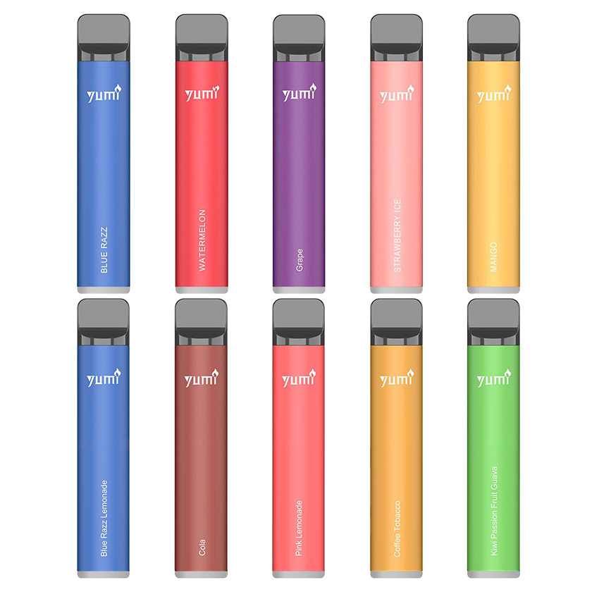 [Special Samples]5pcs Yumi Bar1500 0mg Disposable Kit 850mAh 1 for Each Flavor